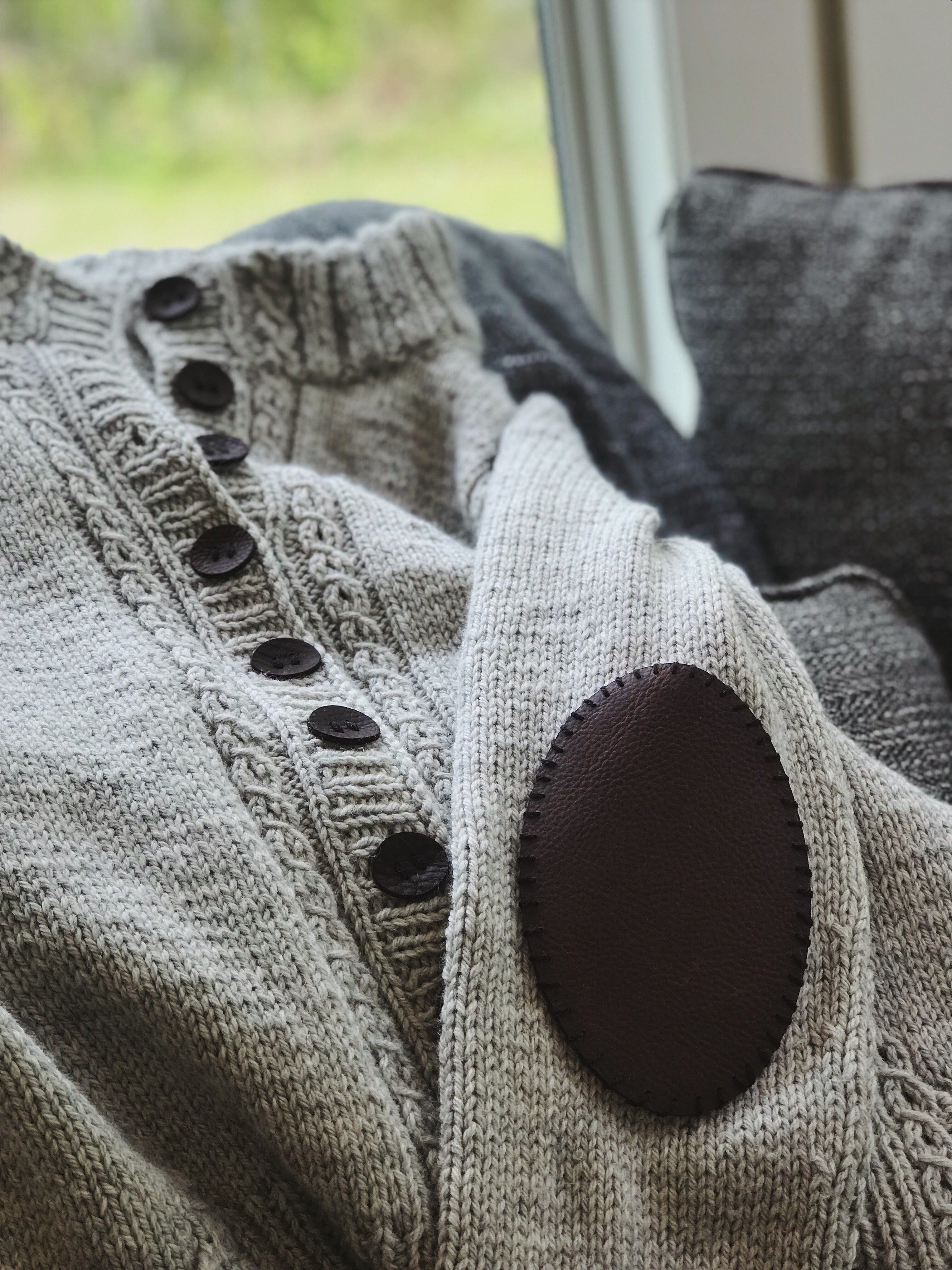 Leather Elbow Patches | Purl and Hank